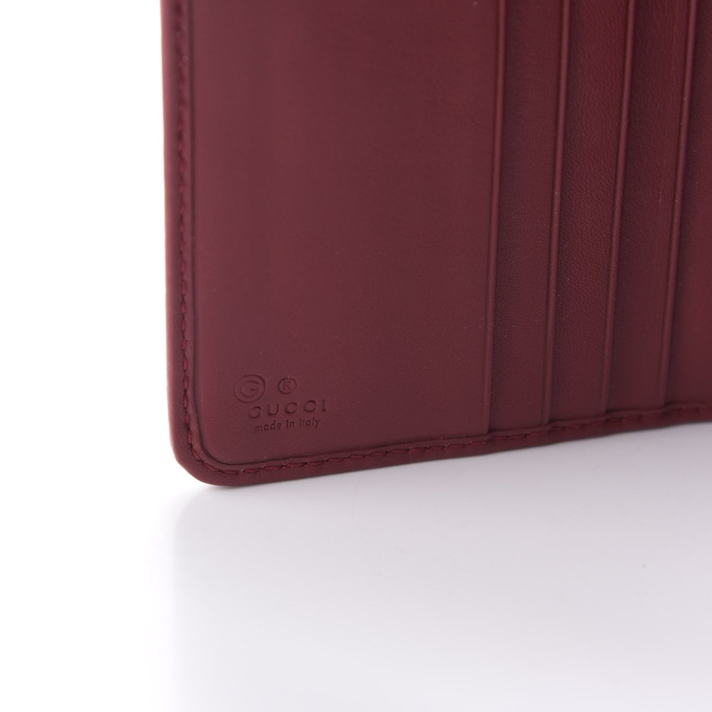 Soft Microguccissima Continental Zip Wallet Red