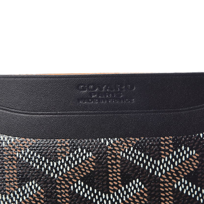 Goyard Goyardine Saint Sulpice Card Holder Black 6 of 9