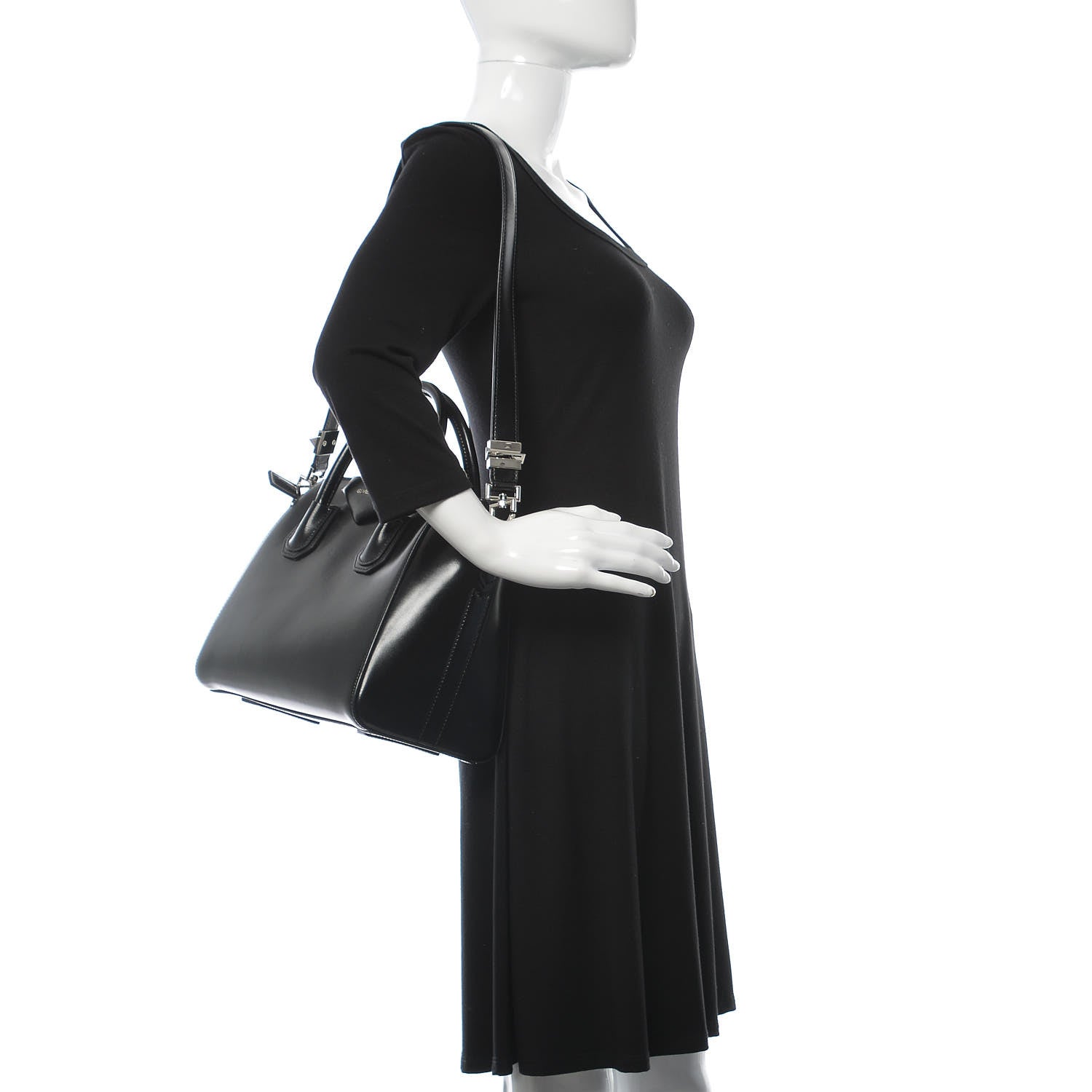 Givenchy Shiny Lord Calfskin Small Antigona Black 2 of 9