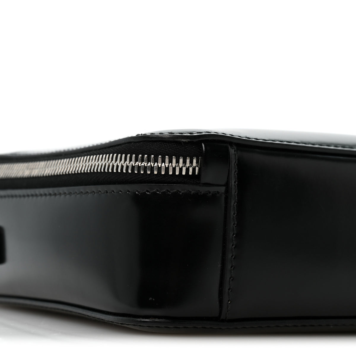 Prada Spazzolato Medium Brique Crossbody Bag Black 9 of 14