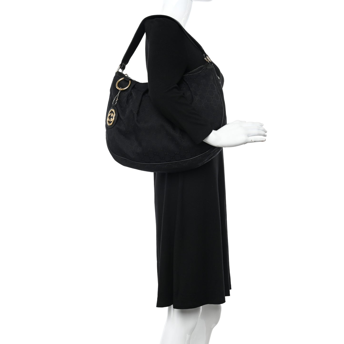 Monogram Medium Sukey Hobo Black