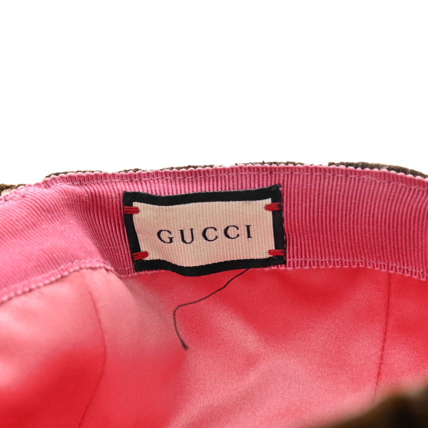 Gucci Velvet GG Monogram Baseball Cap XL Brown 9 of 9