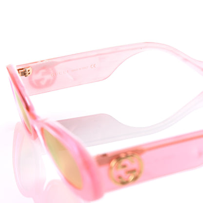 Gucci Acetate Oval Sunglasses GG0517S Pink 5 of 8