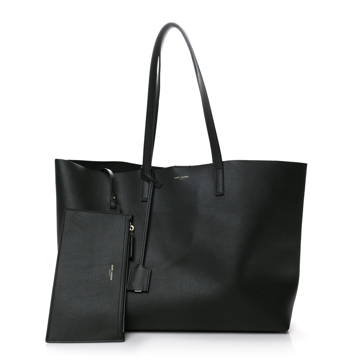 Calfskin Large Shopping Tote Dark Green