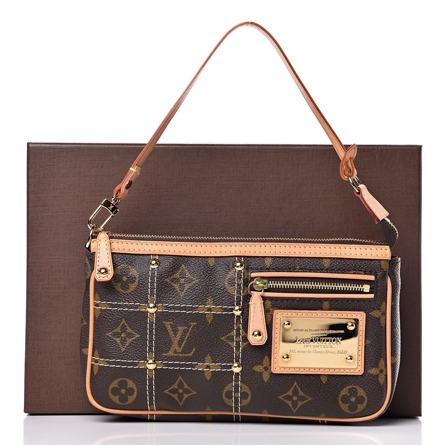 Louis Vuitton Monogram Riveting Pochette Accessories 9 of 9