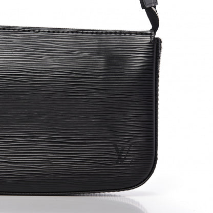 Louis Vuitton Epi Pochette Accessories NM Black 9 of 9
