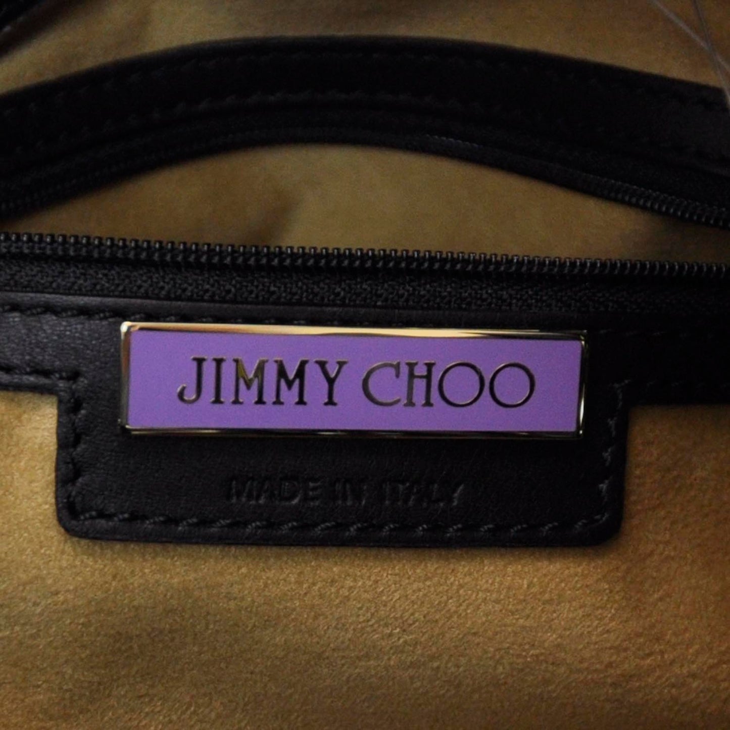 Crushed Patent Leather Ramona Tote Black