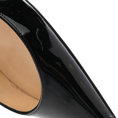 Christian Louboutin Patent Iriza 100 Pumps 38.5 Black 8 of 10