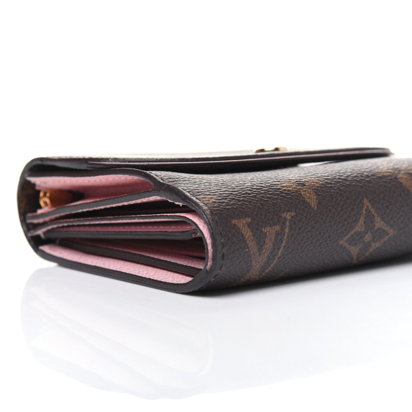 Monogram Ariane Compact Wallet Rose Ballerine