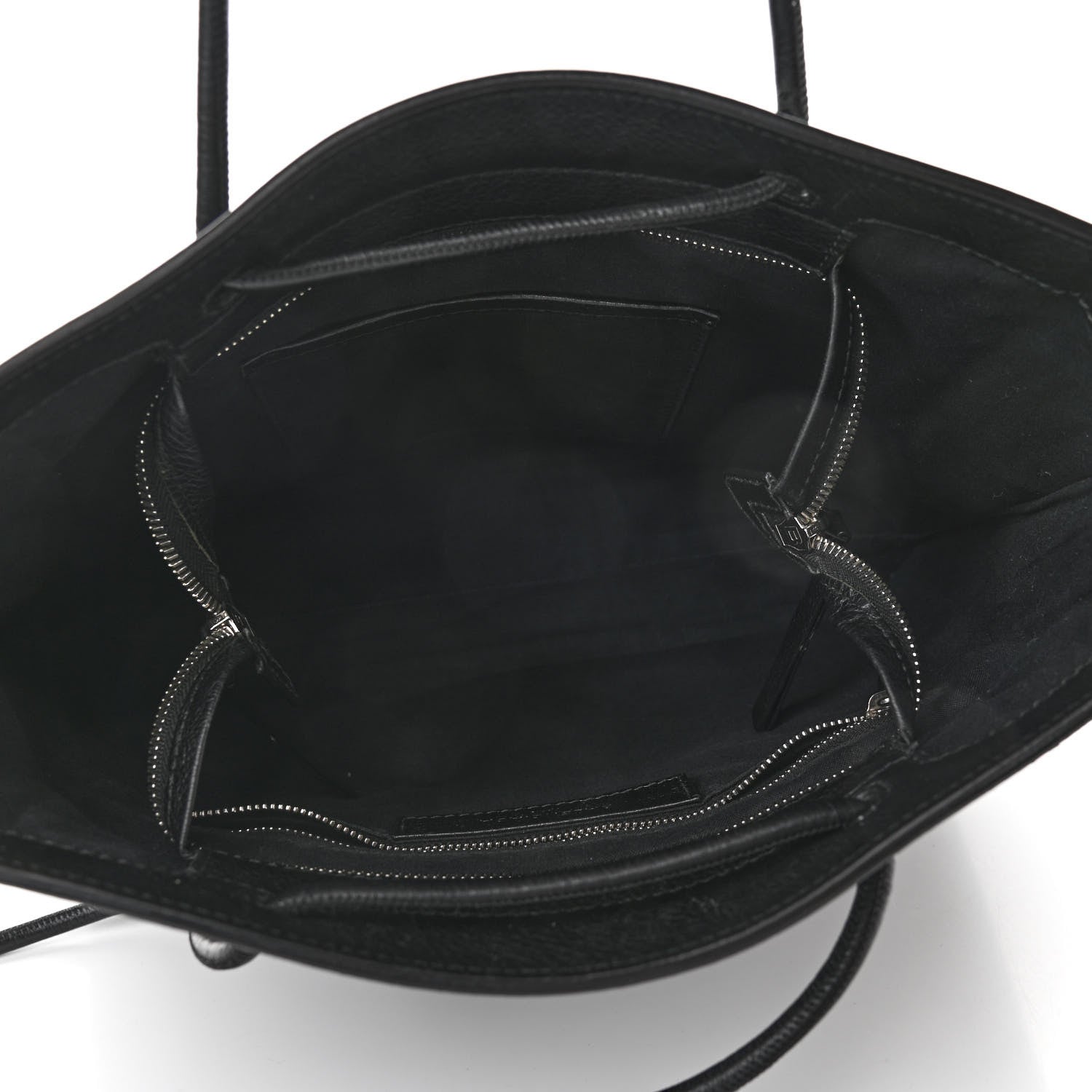 Balenciaga Calfskin Logo Small Shopping Black 7 of 12