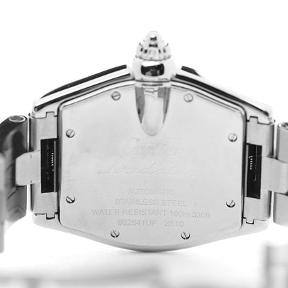 Cartier Stainless Steel 37mm Roadster Automatic Watch Black 5 of 8
