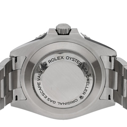 Rolex Stainless Steel 43mm Oyster Perpetual Date Sea-Dweller Watch Black 126600 4 of 5