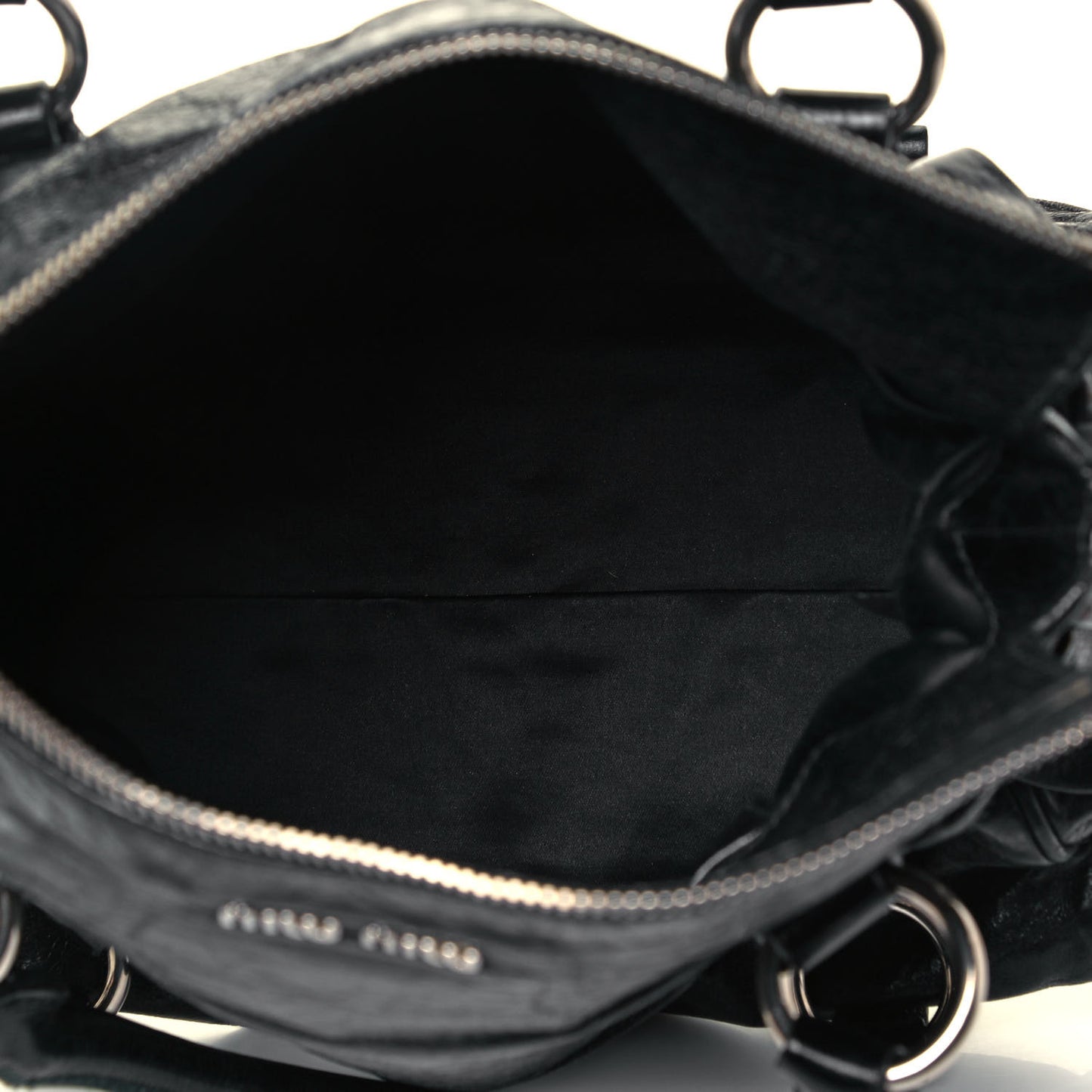 Vitello Lux Mini Bow Bag Black