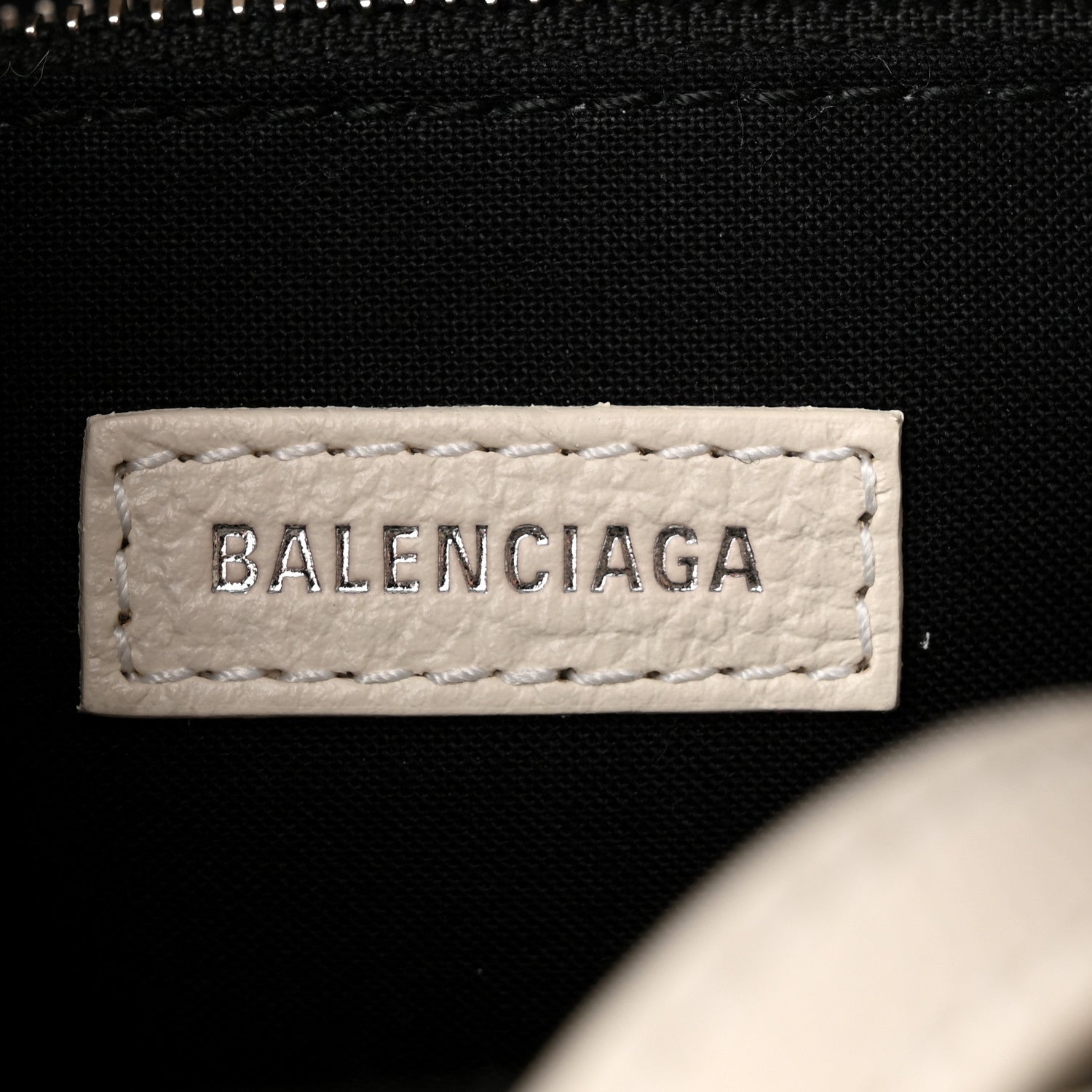 Balenciaga Calfskin Logo XXS Shopping Tote White 6 of 10
