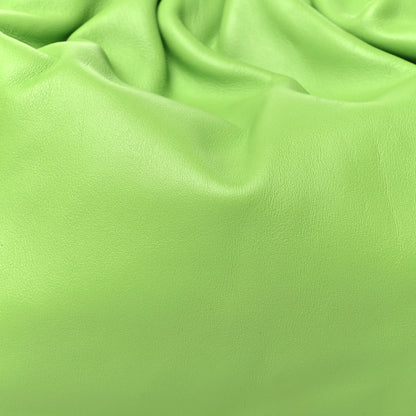 Bottega Veneta Smooth Butter Calf The Pouch Oversized Clutch Acid Green 8 of 10