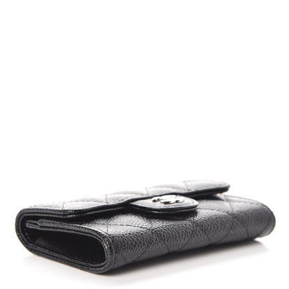Chanel Caviar Quilted Flap Card Holder Black 4 of 9