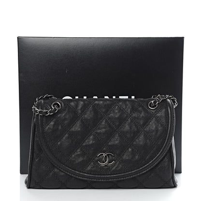 Chanel Caviar Double Stitch Medium Flap Black 11 of 11