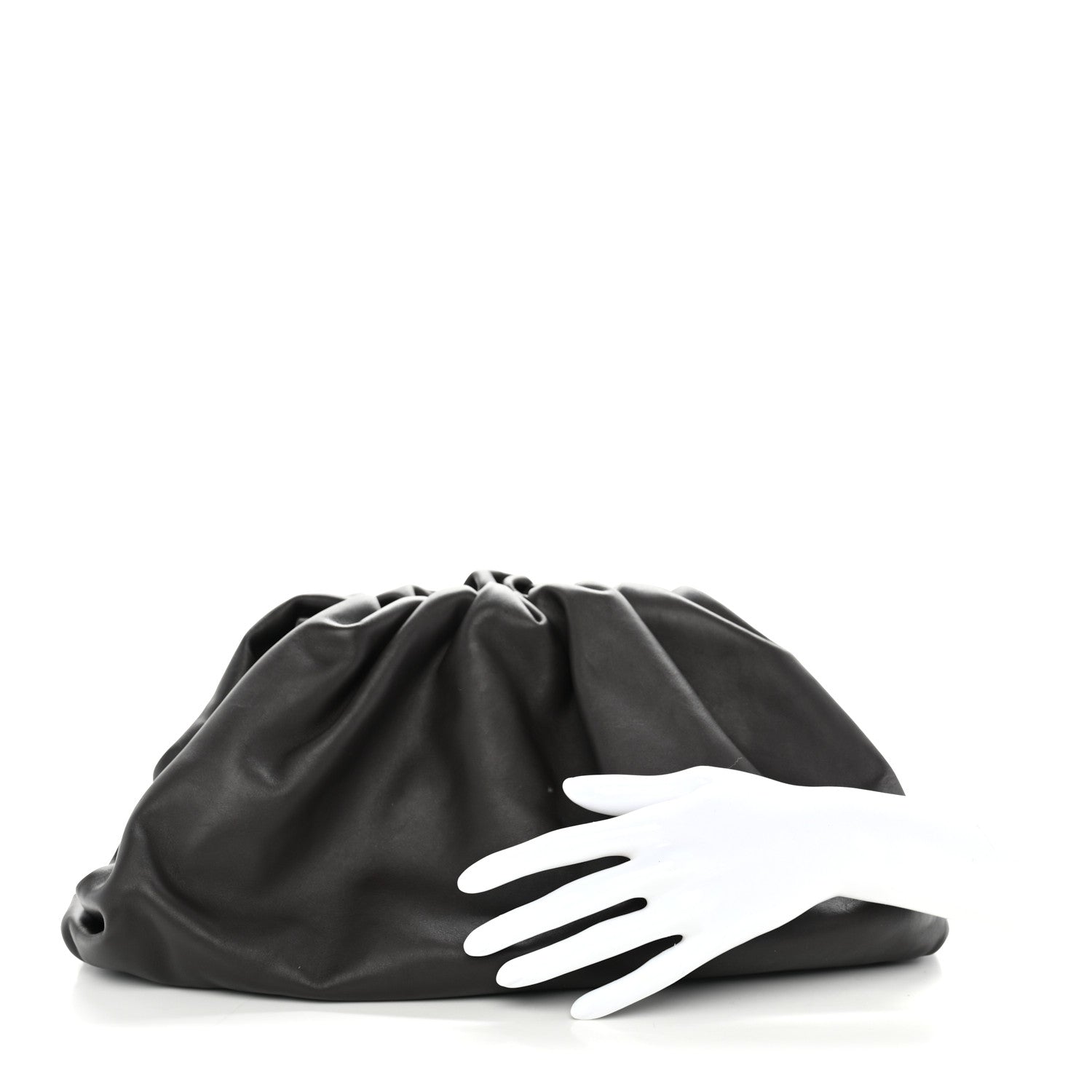 Bottega Veneta Smooth Butter Calf The Pouch Oversized Clutch Fondant 2 of 10