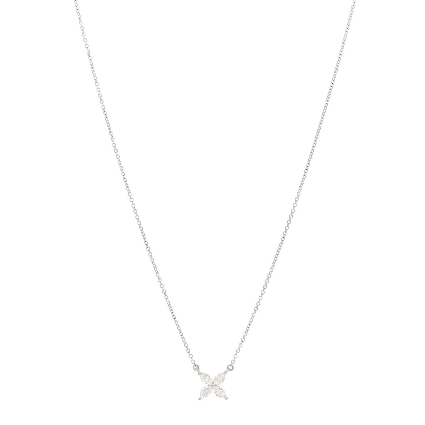 Platinum Diamond Medium Victoria Necklace