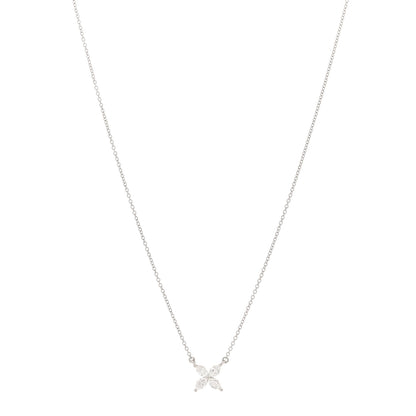 Tiffany Platinum Diamond Medium Victoria Necklace 1 of 6