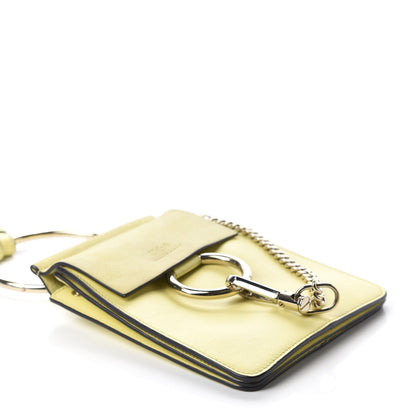 Chloe Suede Calfskin Mini Faye Bracelet Bag Lemonade 5 of 12