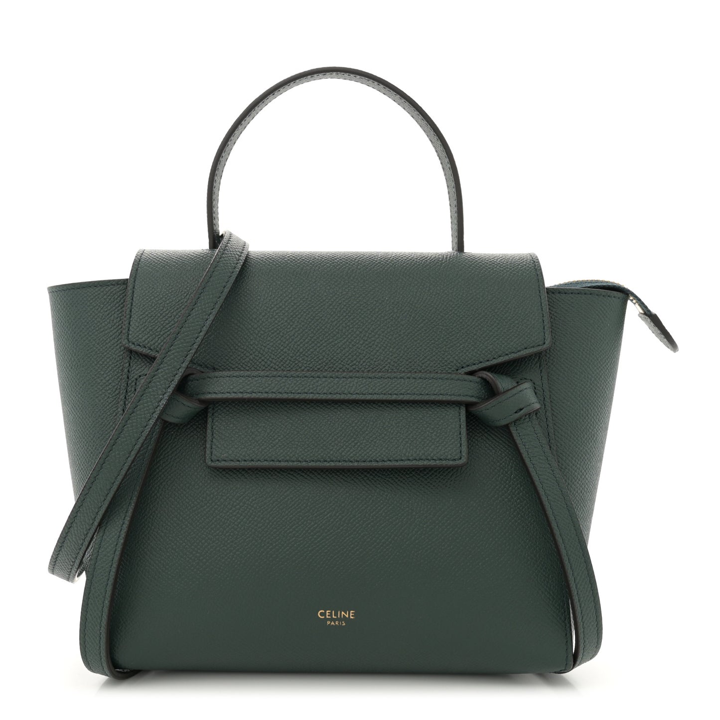 Grained Calfskin Nano Belt Bag Amazone