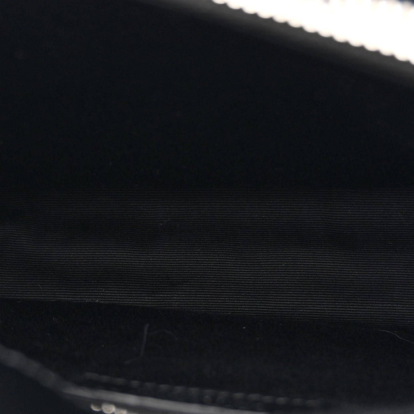 Calfskin Y Quilted Monogram Medium Loulou Chain Satchel Black