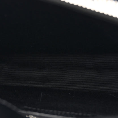 Saint Laurent Calfskin Y Quilted Monogram Medium Loulou Chain Satchel Black 6 of 12