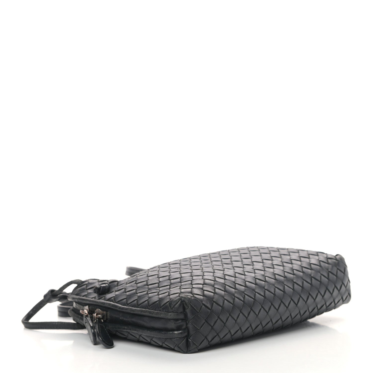 Bottega Veneta Nappa Intrecciato Nodini Crossbody Messenger Black 4 of 13
