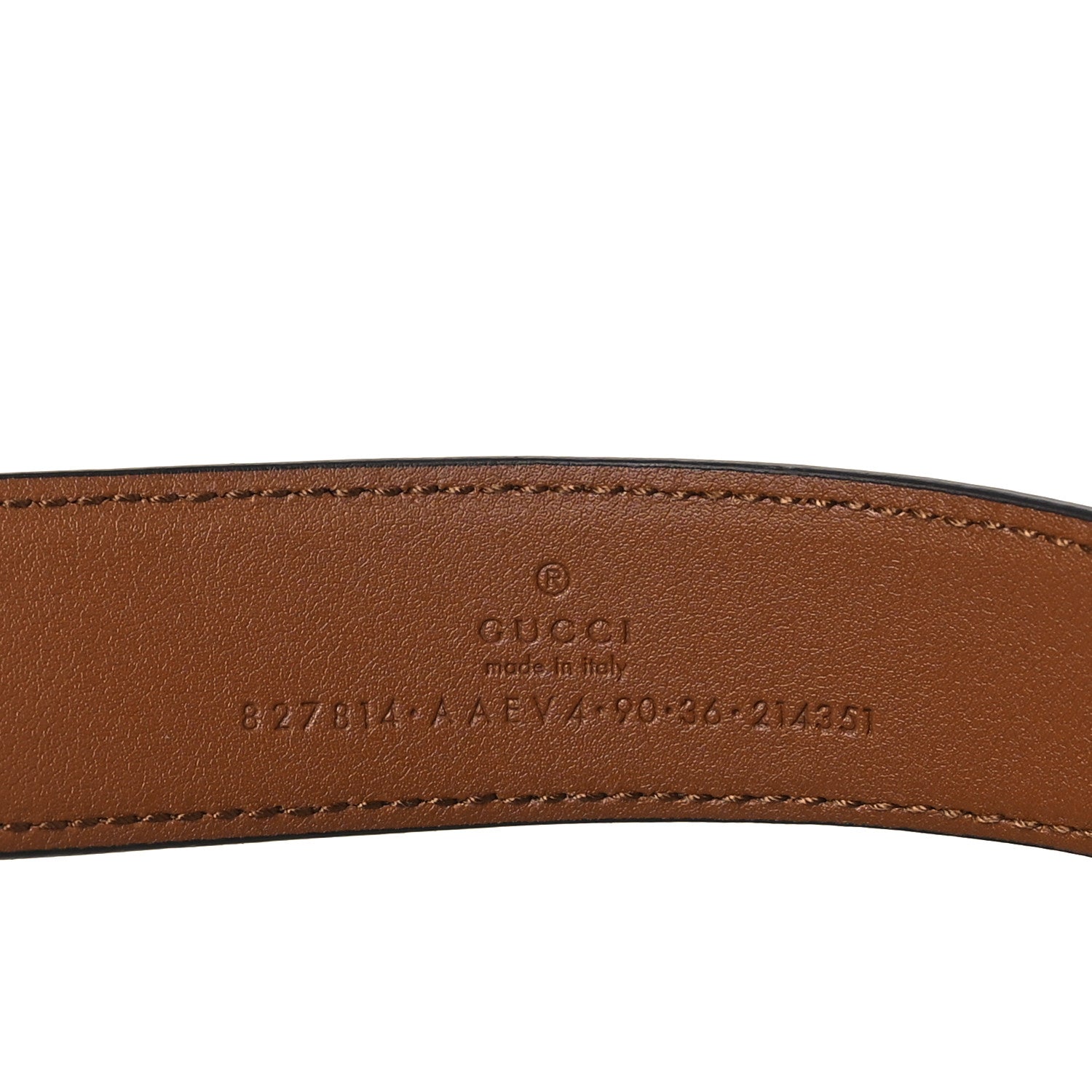 Gucci Calfskin Bamboo Belt 90 36 Brown 4 of 6
