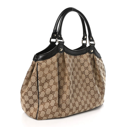 Gucci Monogram Medium Sukey Tote Dark Brown 3 of 10