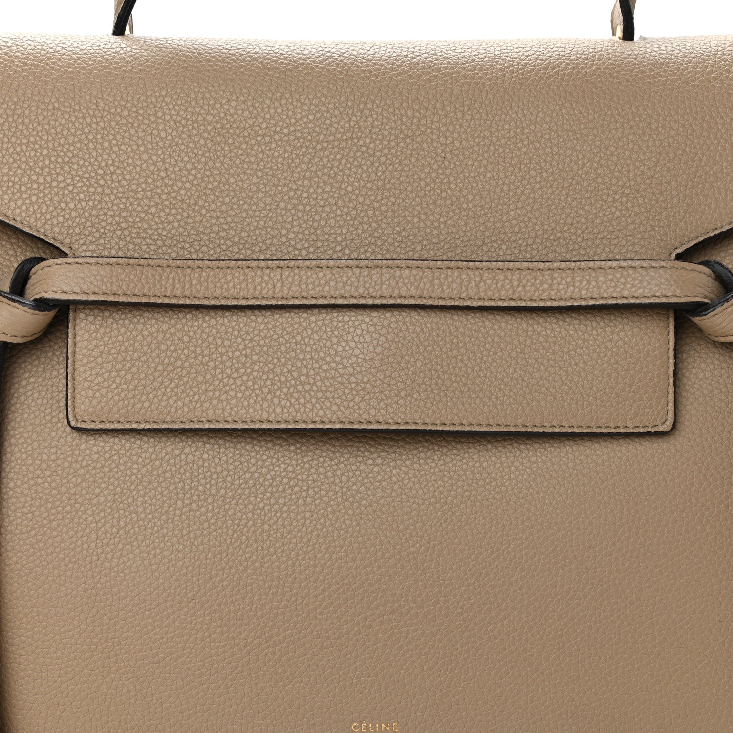 Celine Grained Calfskin Mini Belt Bag Dune 6 of 12