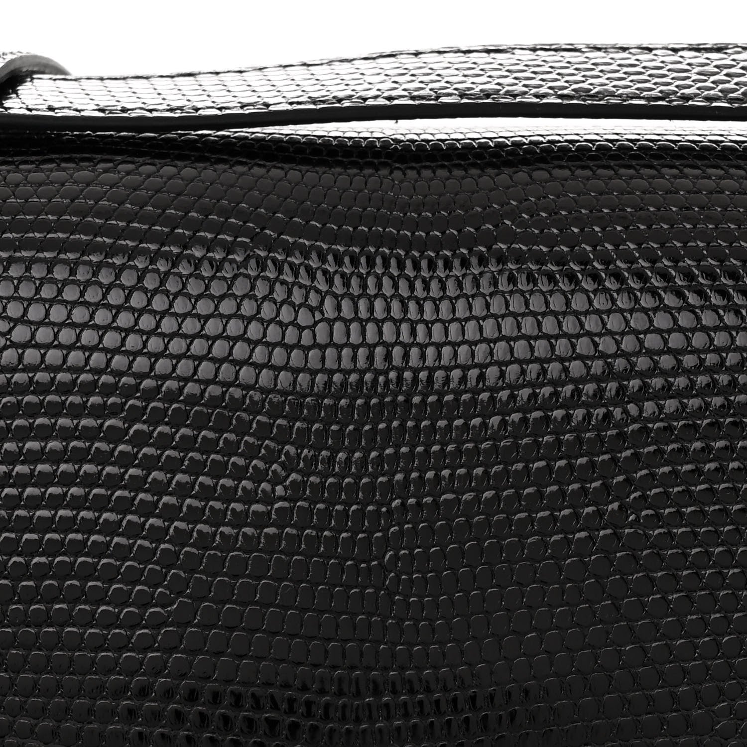 Hermes Lizard Constance 1-24 Black 9 of 14