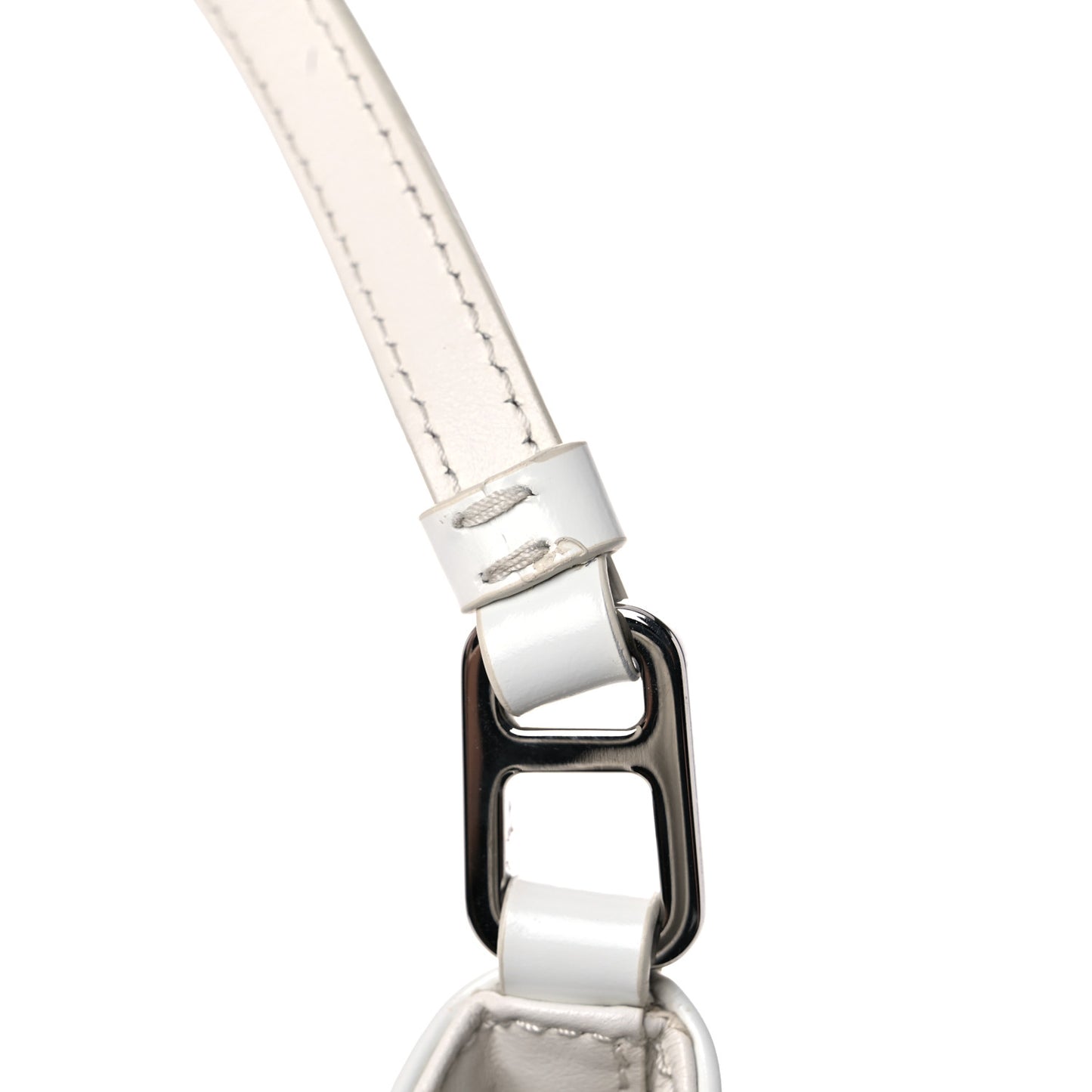 Spazzolato Cleo Shoulder Bag White