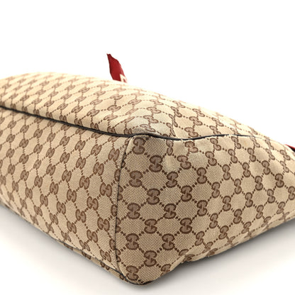 Gucci Monogram Large Positano Tote Brown 9 of 11