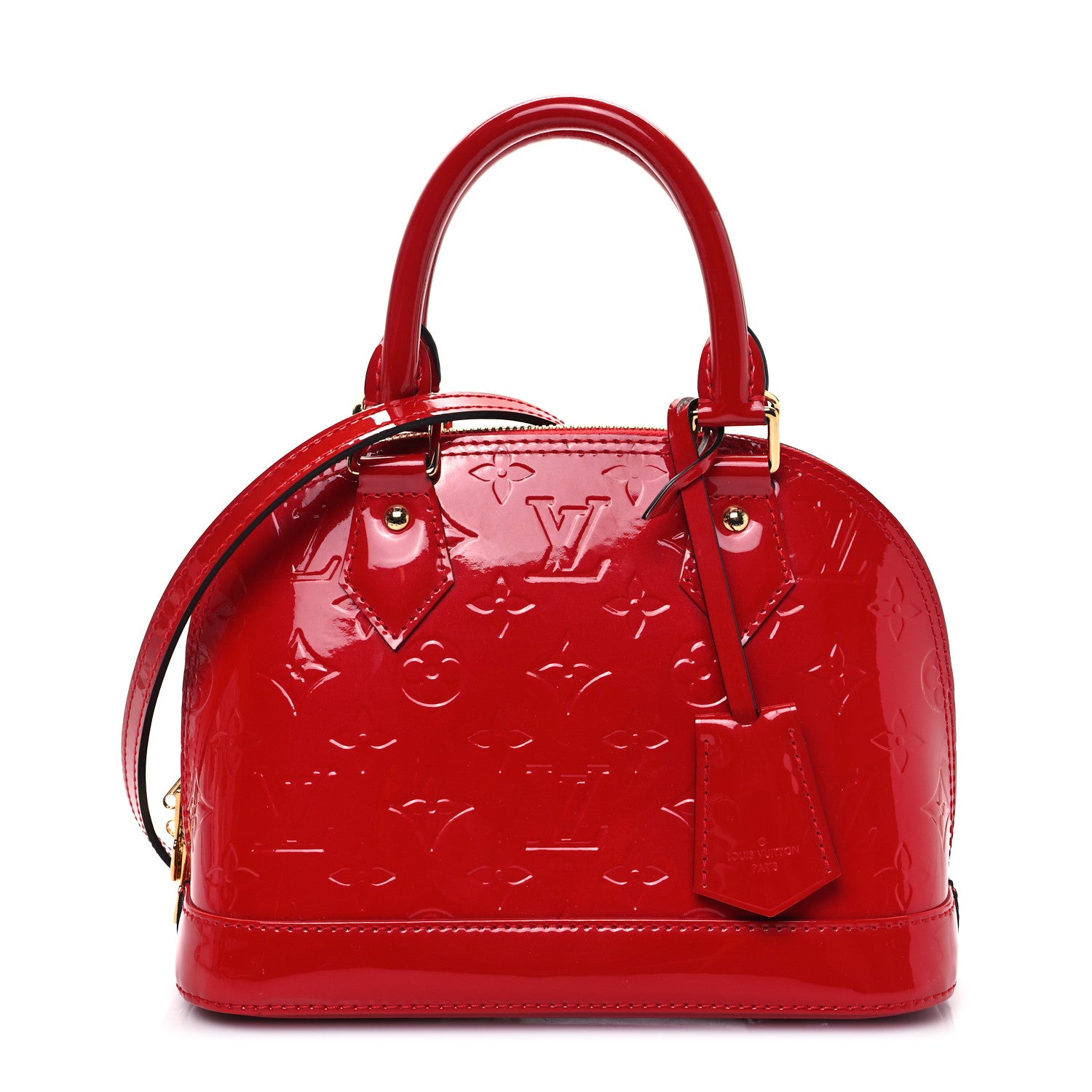 Louis Vuitton Vernis Alma BB Cherry 1 of 11