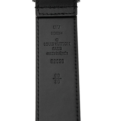 Louis Vuitton Calfskin 35mm Pont Neuf Belt 90 36 Black 5 of 5