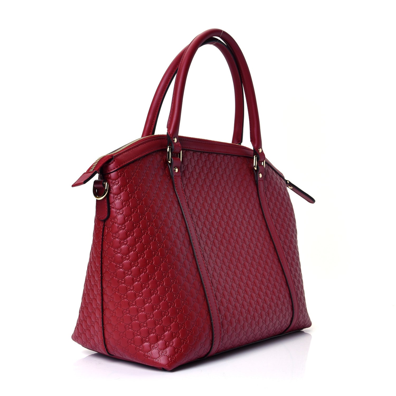 Gucci Soft Microguccissima Dome Satchel Red 2 of 4