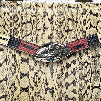 Gucci Snakeskin Small Lilith Top Handle Bag Beige 20 of 20