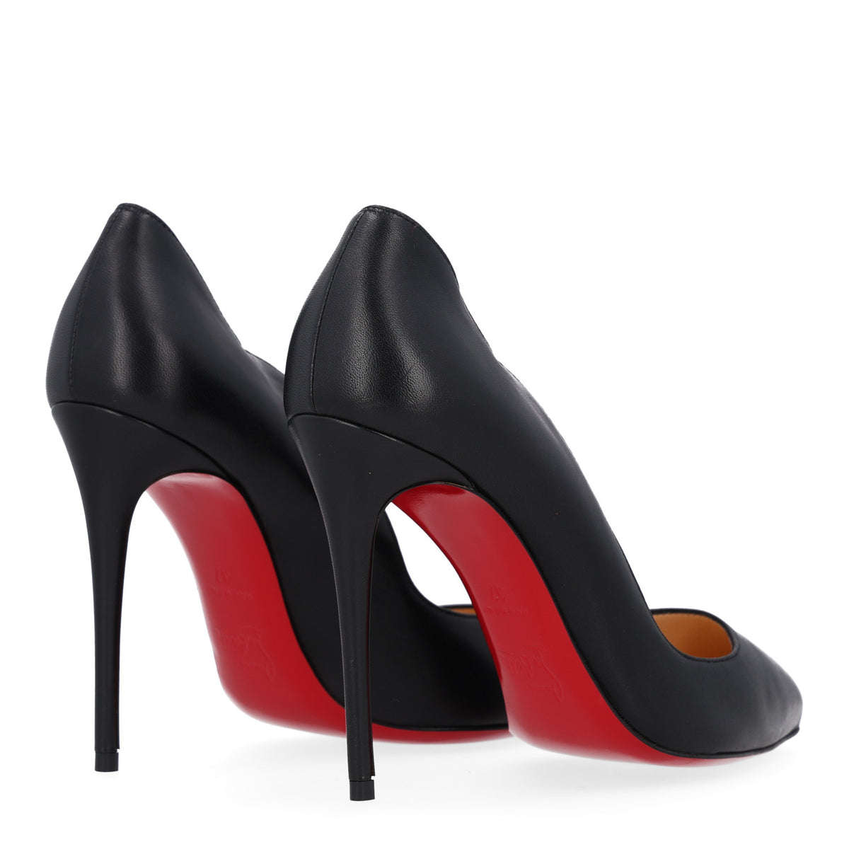 Christian Louboutin Nappa Hot Chick 100 Pumps 37 Black 5 of 9