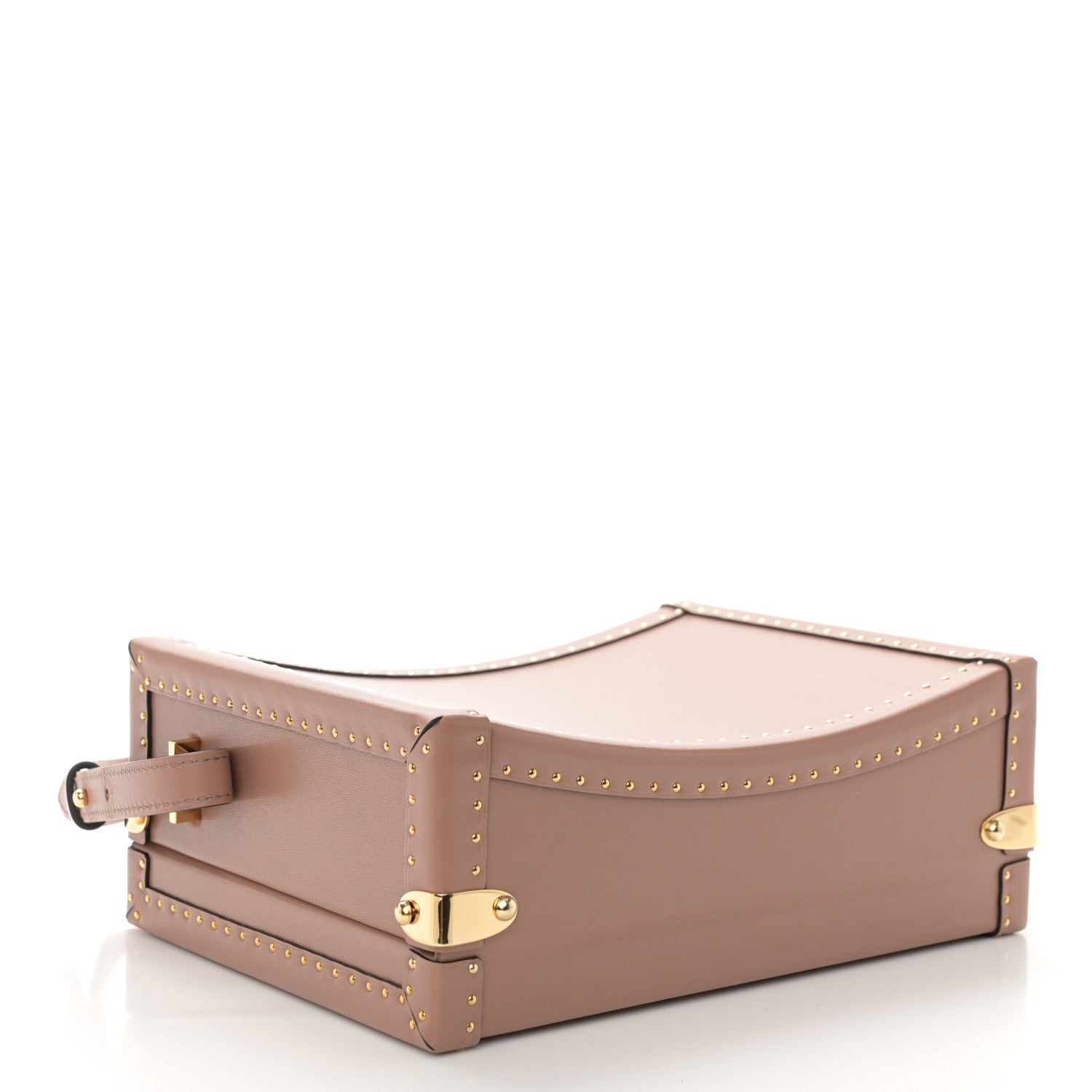 Moynat Box Calfskin Mini Limousine Box Bag Deserts Rose 4 of 9