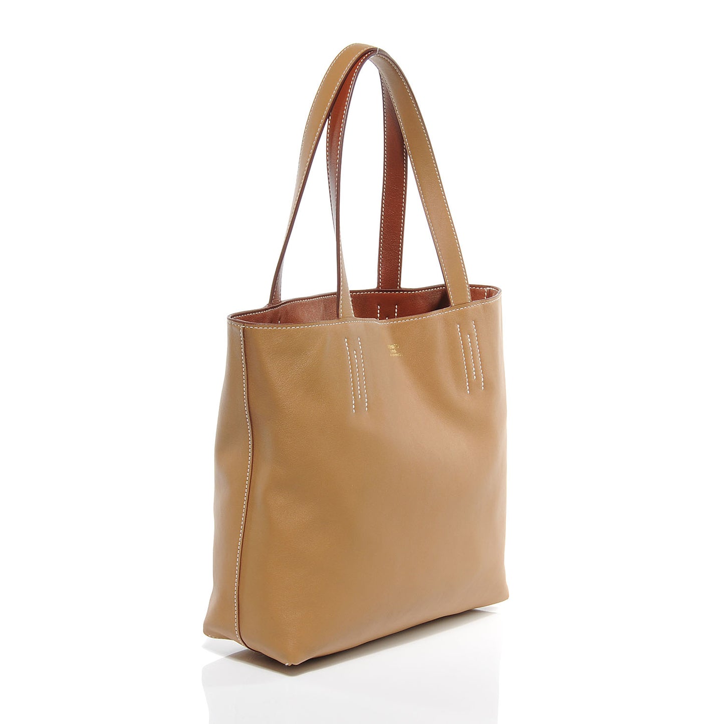 Sikkim Double Sens 30 Reversible Tote Biscuit and Fauve