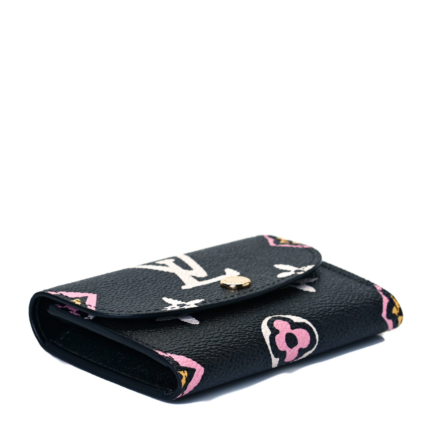 Monogram Giant Wild At Heart Rosalie Coin Purse Black