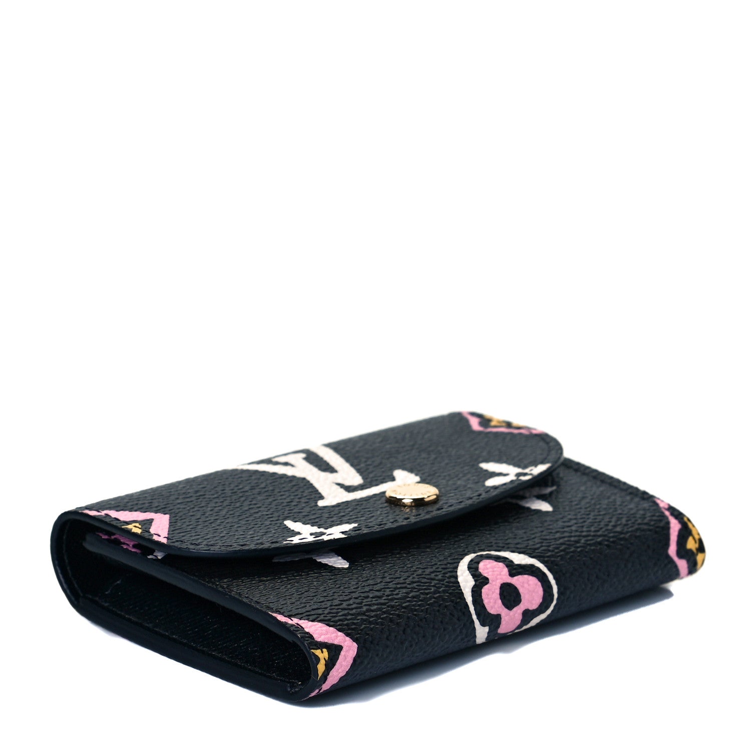 Louis Vuitton Monogram Giant Wild At Heart Rosalie Coin Purse Black 3 of 8