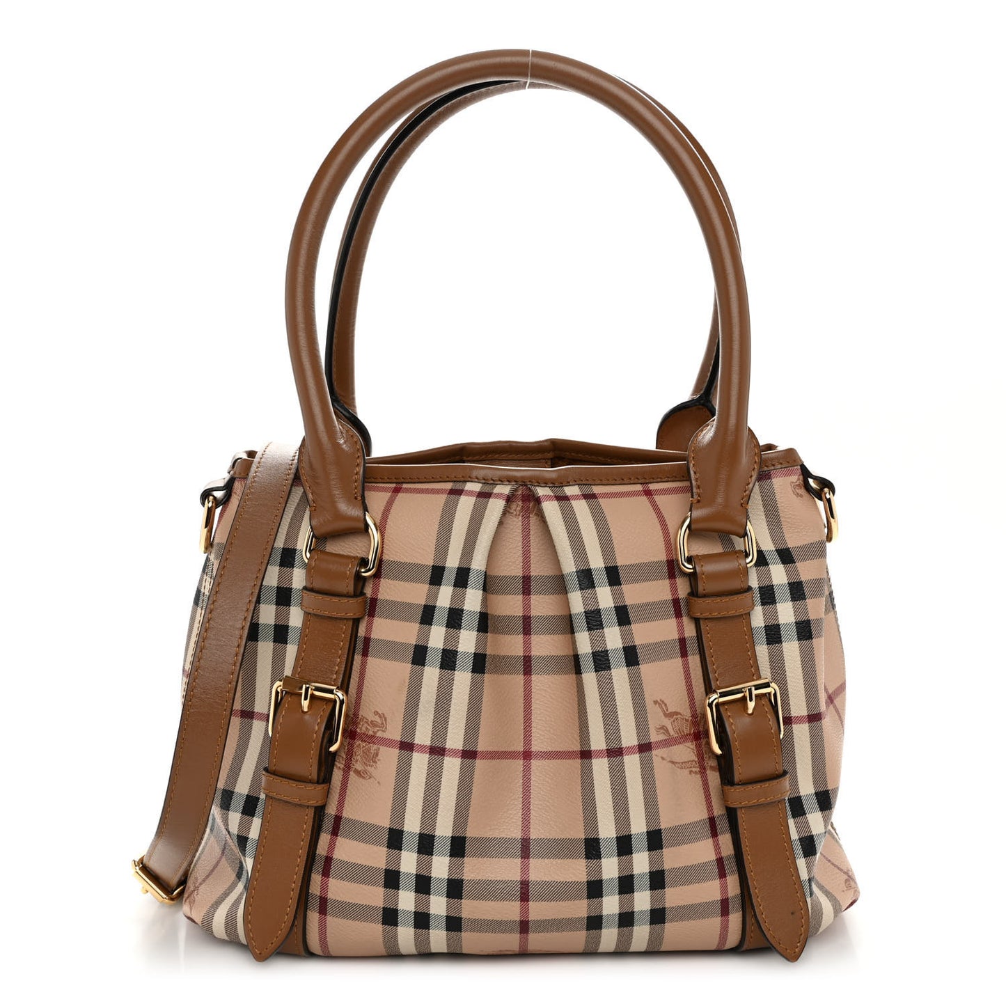 Haymarket Check Small Northfield Tote Mid Camel