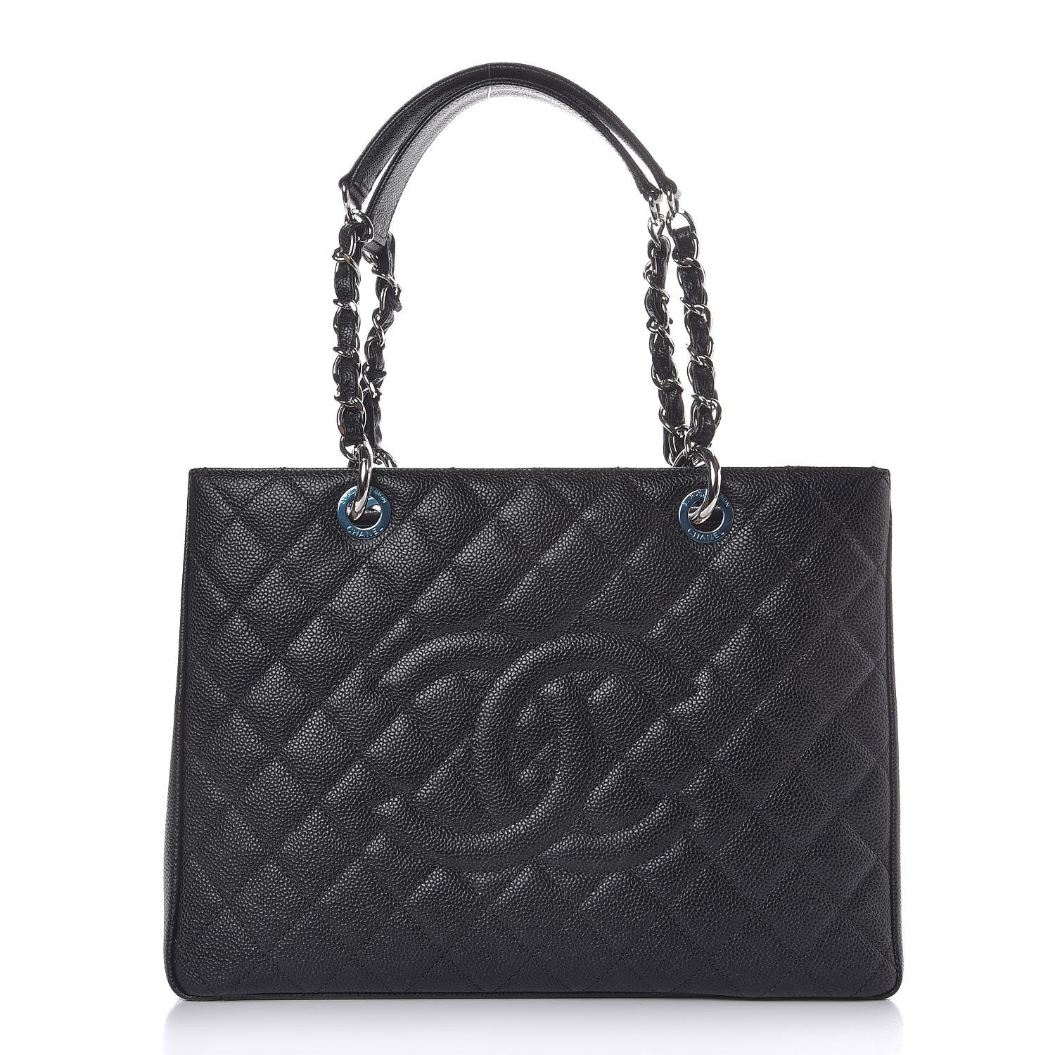 Chanel Caviar Quilted Grand Shopping Tote GST Black 1 of 9