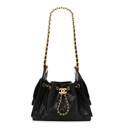 Chanel Caviar Quilted Mini Chanel 25 Handbag Black 3 of 37