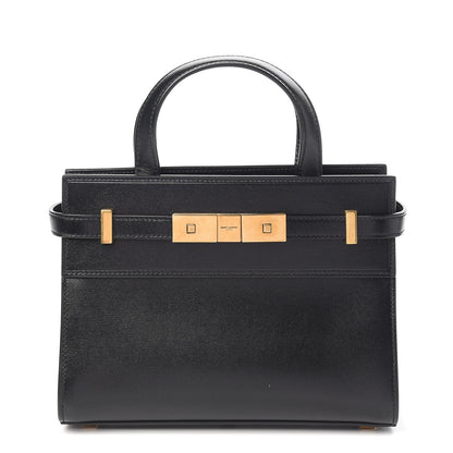 Saint Laurent Smooth Calfskin Manhattan Nano Shopper Tote Black 1 of 9