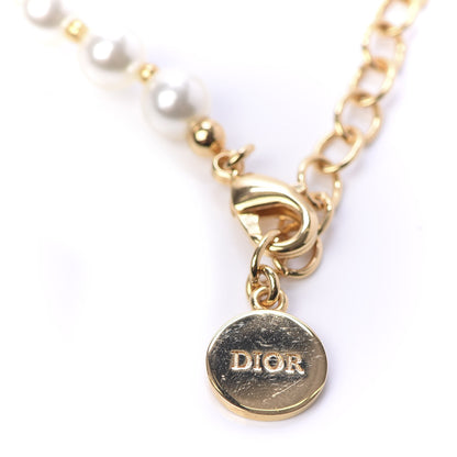 Christian Dior Pearl 30 Montaigne Choker Necklace Gold 5 of 6
