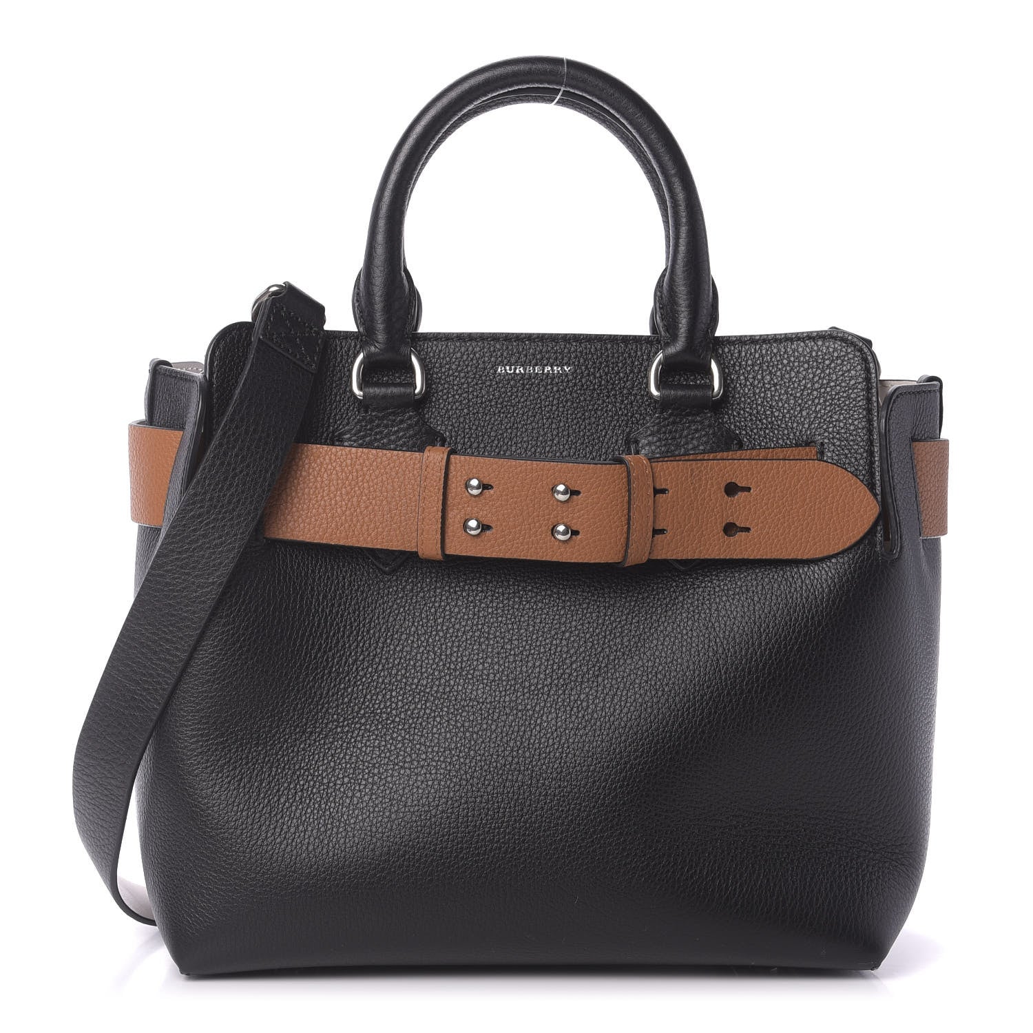 Burberry Soft Grain Calfskin Small Belt Bag Black 1 of 11